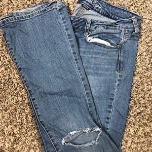 American eagle skinny kick jeans